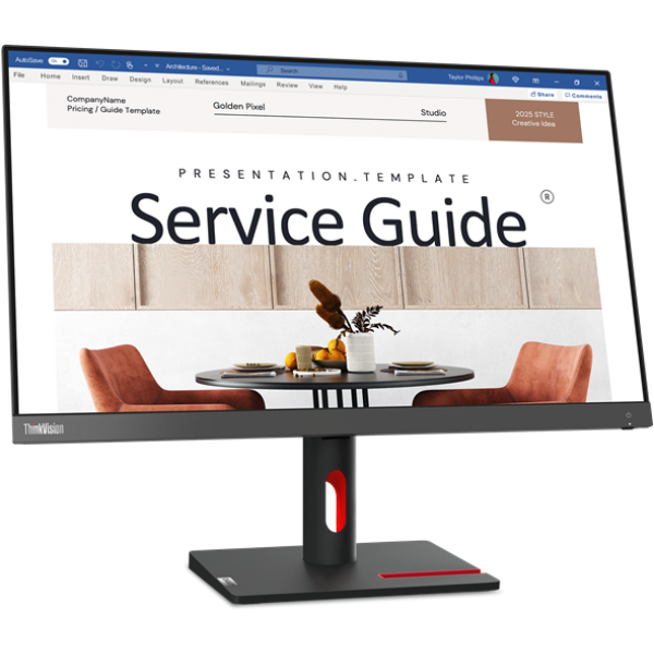 Écran 23,8" Full HD Lenovo ThinkVision S24i-30 (63DEKAT3EU) – Image 2