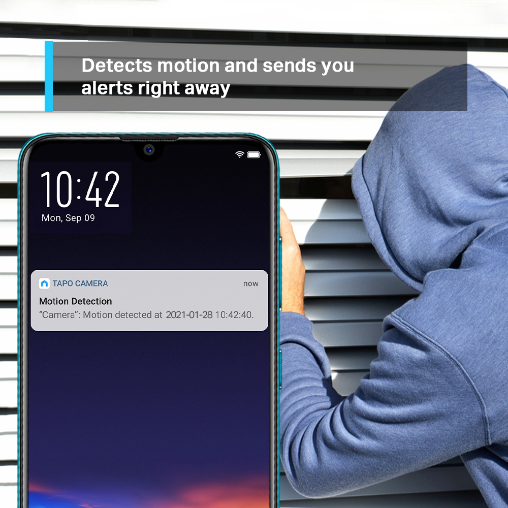 Caméra de vidéosurveillance TP-Link Tapo C210 WiFi panoramique et inclinable Indoor 2K 3MP – Image 3
