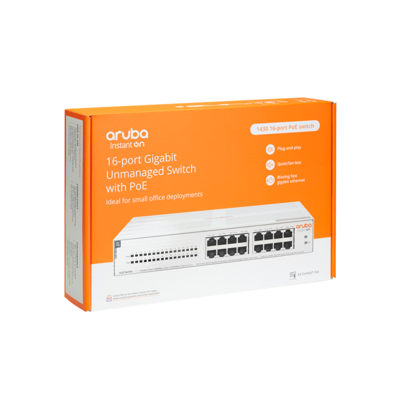 Switch Aruba Instant On 1430 16G classe 4 PoE 124 W (R8R48A) – Image 2